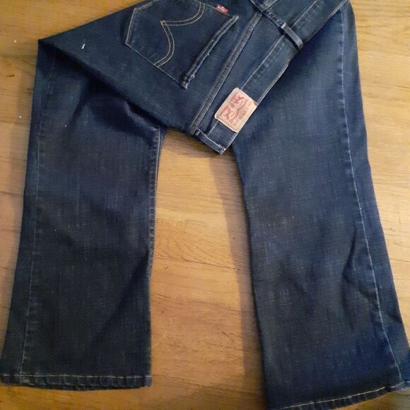 Levi's classic boot cut jeans size 16 short 16s casual denim pants classic look - Picture 3 of 9